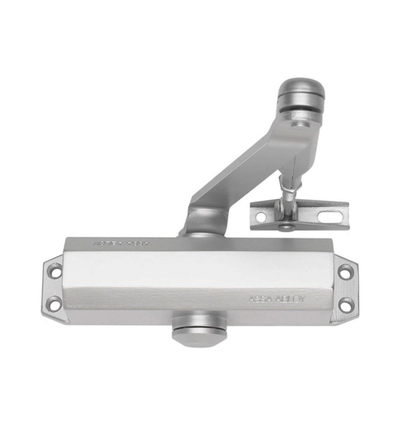 Cierrapuertas Tesa DC110  F2-3 Sin Retenedor Plateado