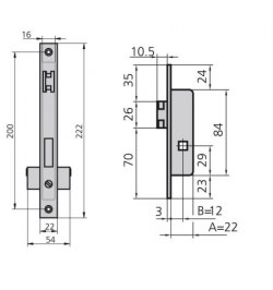 Cerradura Cvl 1963r/0   Carpintería Metálica