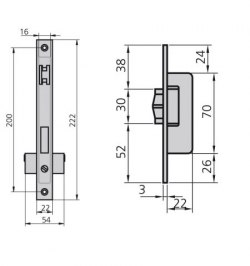 Cerradura Cvl 1963rv/0   Carpintería Metálica