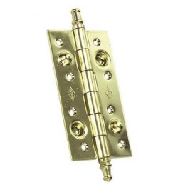 Bisagra Seguridad Latonada 150x80 mm.