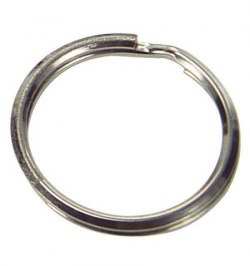Anilla Llavero Niquelada 1,4x16x12 mm. (Bolsa 1000 unidades)