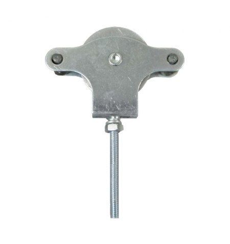 Polea Tendedero Wolfpack Zincado 60 mm. Roldana Metal con Tornillo