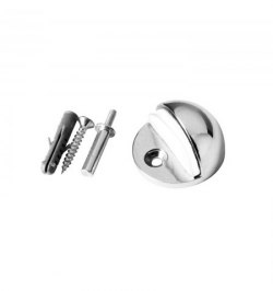 Tope Puerta Wolfpack Atornillar Acero Inoxidable Plata mate