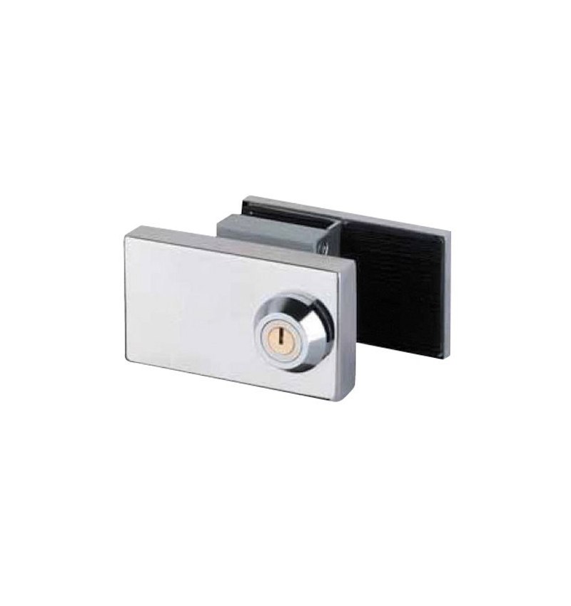 Cerradura Cbm 2002 Puerta Cristal Llave Plana