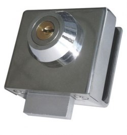 Cerradura Cbm 2004 Puerta Cristal Llave Plana
