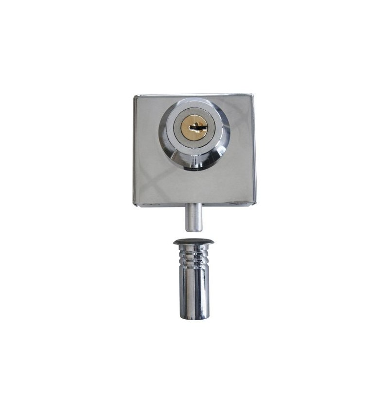 Cerradura CBM 2006 Puertacristal Llave Plana