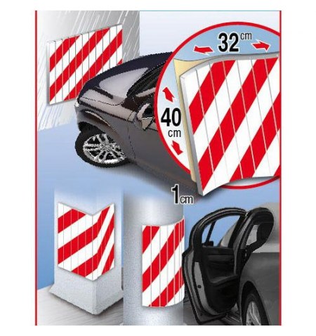 Protector Antiroces Cochera Adhesivo Flexible 32x40 cm.