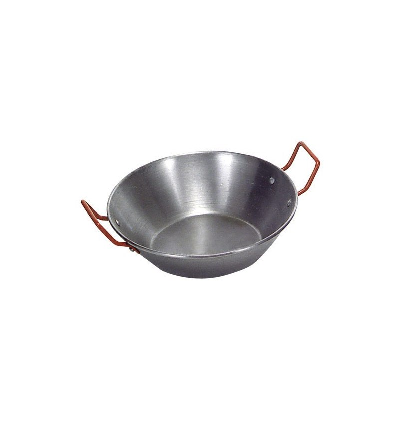 Sartén Honda Pulida Con Asas 45 cm.