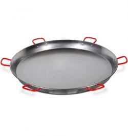 Paellera Valenciana de 130 cm. Pulida para 200 Personas