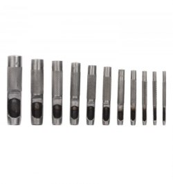 Juego Sacabocados Golpe 12 Piezas 3 a 19 mm