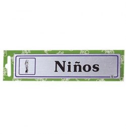 Rotulo "Niños"
