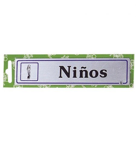 Rotulo "Niños"