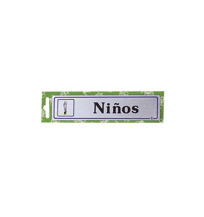 Rotulo "Niños"