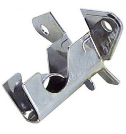 Soporte Barra 12 mm.Ø Cromo Techo