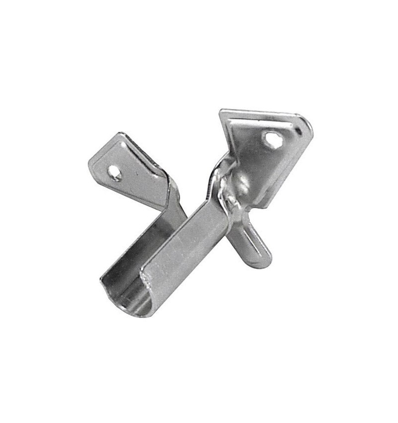 Soporte Barra 12 mm.Ø Cromo Lateral