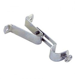Soporte Barra 16 mm.Ø Cromo  Frontal Extensible