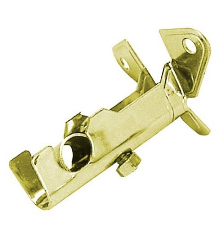 Soporte Barra 12 mm.Ø Oro Frontal