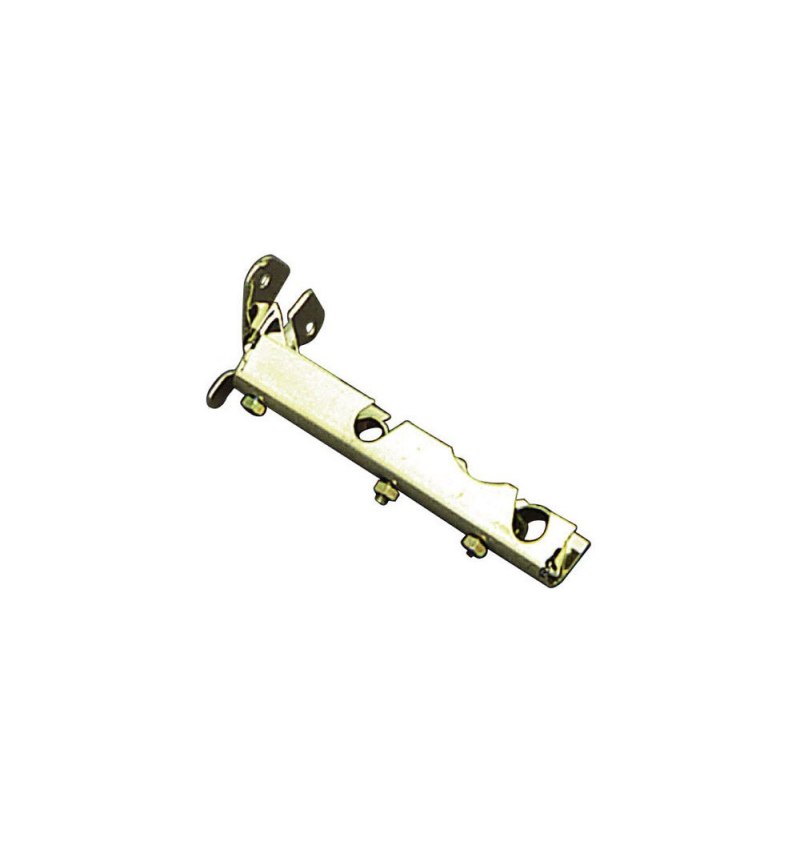 Soporte Barra 12 mm.Ø Oro Doble Frente