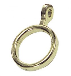 Anillas Dobles Cortina Oro Ø Interior 20 mm.