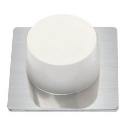 Tope Puerta Wolfpack Adhesivo Blanco