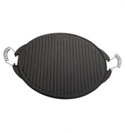 Plancha Hierro Fundido Redonda 42 / 32 cm.