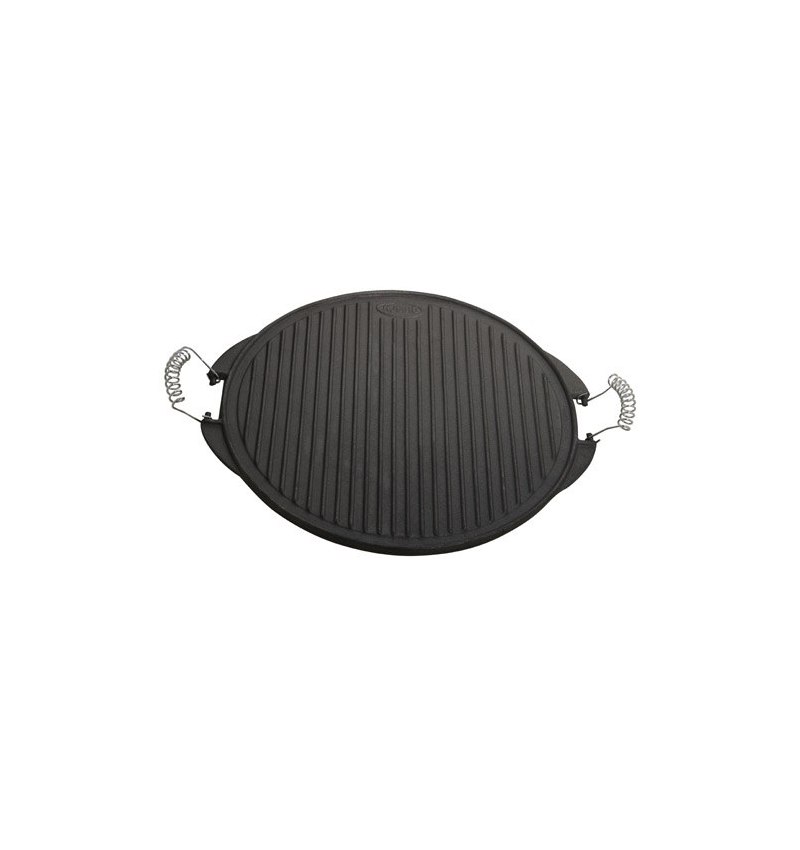 Plancha Hierro Fundido Redonda 42 / 32 cm.