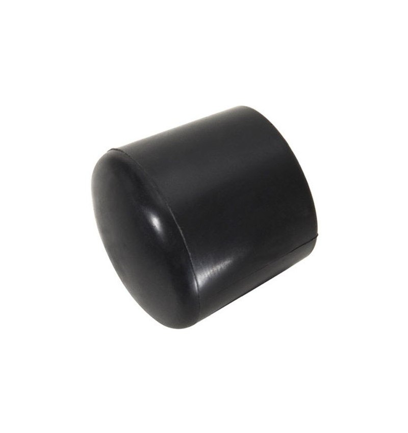 Contera Plastico Redonda Exterior Negra 30 mm. Bolsa 200 Unidades