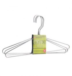 Percha Oryx Metal Camisa 400 mm. (Pack 3 Piezas)