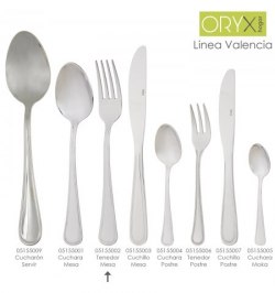 Tenedor Mesa Valencia 198 mm.Caja 12 unidades