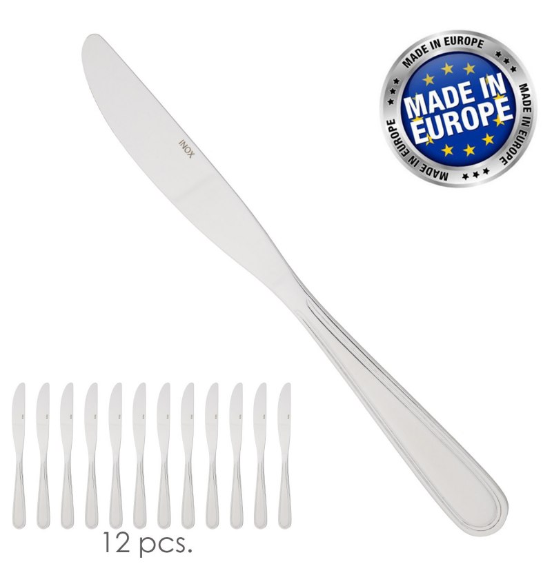 Cuchillo Mesa Valencia 215 mm.Caja 12 unidades