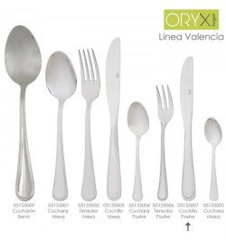 Cuchillo Postre Valencia 192 mm.Caja 12 unidades