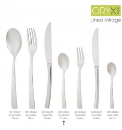 Cuchara Café Y Postre Mirage 135 mm.Caja 12 unidades