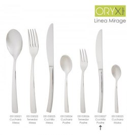 Cuchillo Postre Mirage 199 mm.Caja 12 unidades