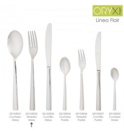 Tenedor Mesa Flair 200 mm.Caja 12 unidades