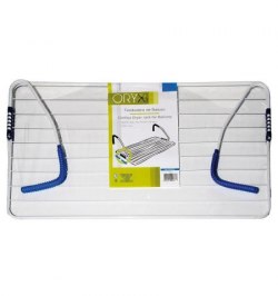 Tendedero Oryx Balcon Acero Blanco 105x55cm