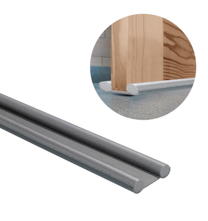 Burlete Puerta Espuma Gris Bajopuerta 95 cm.