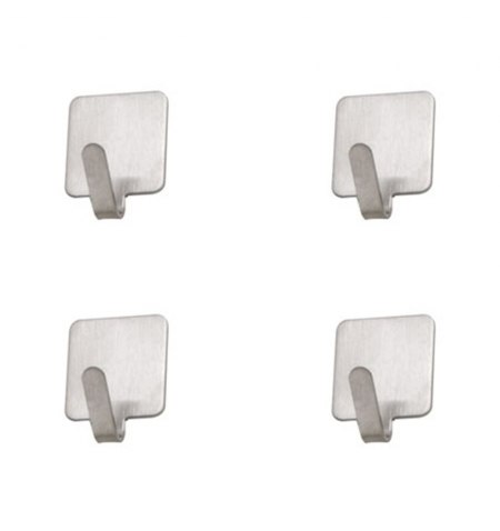 Colgador Oryx Inoxidable Pequeño (Blister 4 Unidades) Adhesivo