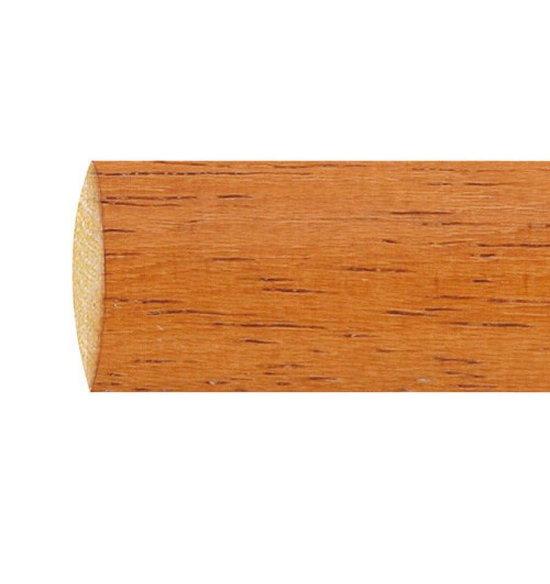 Barra Madera Lisa 2,4 Metros x 28 mm. Teca