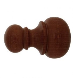 Terminal Madera "Chyc" 28x83 mm. Nogal