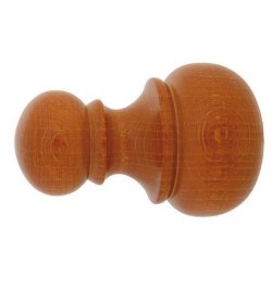 Terminal Madera "Chyc" 28x83 mm. Teca