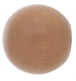 Terminal Madera Esfera 28x55 mm. Pino