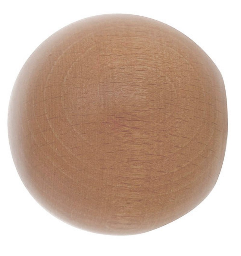 Terminal Madera Esfera 28x55 mm. Pino