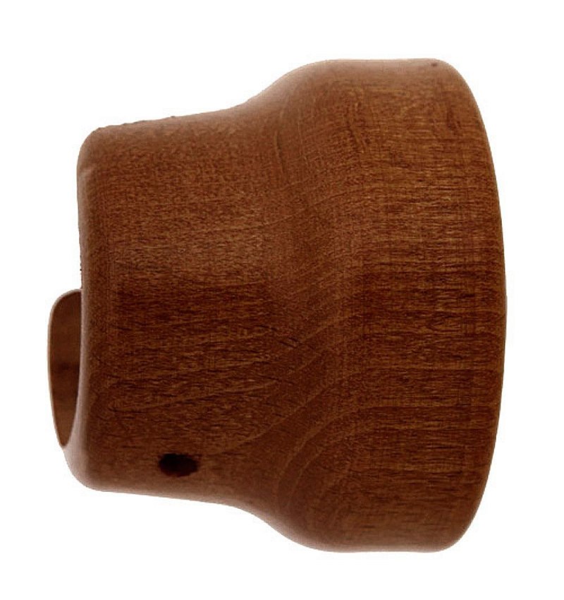 Soporte Madera Liso Lateral 20x 35 mm. Nogal