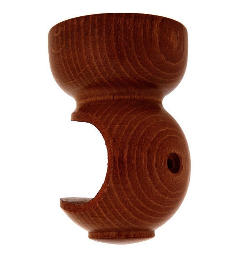 Soporte Madera Liso Techo 20x 68 mm. Nogal