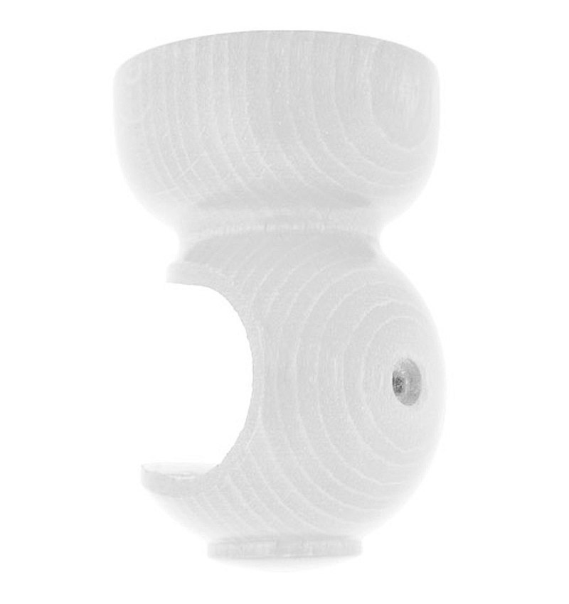 Soporte Madera Liso Techo 20x 68 mm. Blanco