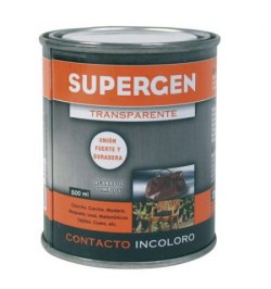 Pegamento Supergen Incoloro  500 ml.