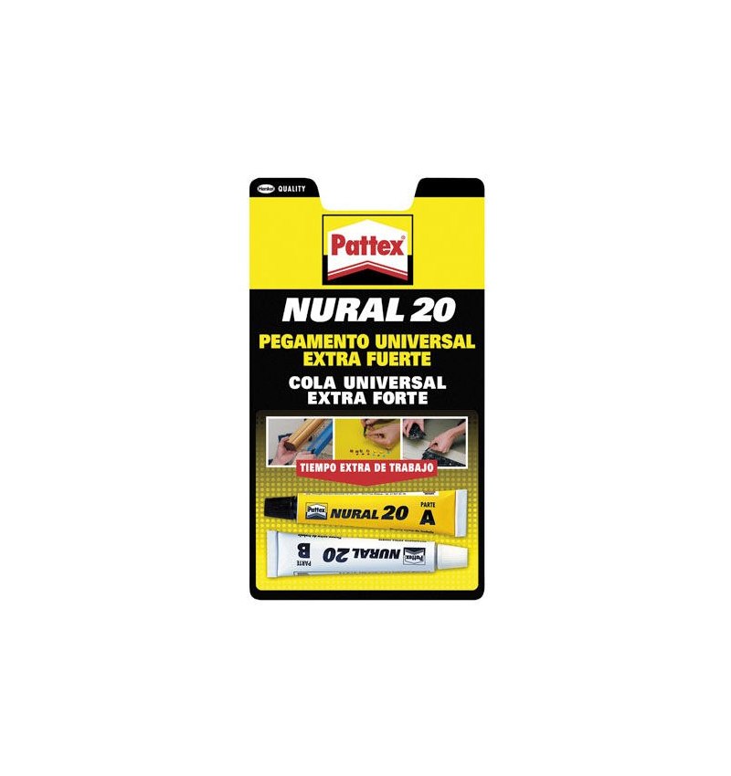 Nural- 20  Blanco Transparente (Juego 2 Tubos 22 cm³.)