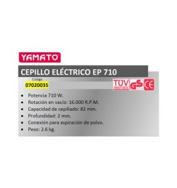 Cepillo Yamato Ep 710/82