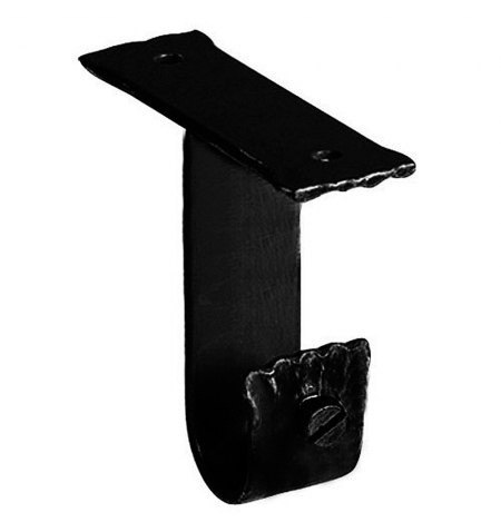 Soporte Techo Forja Ø 20 mm. Negro (Blister 2 Piezas)