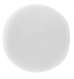 Terminal Madera Esfera 20x40 mm. Blanco